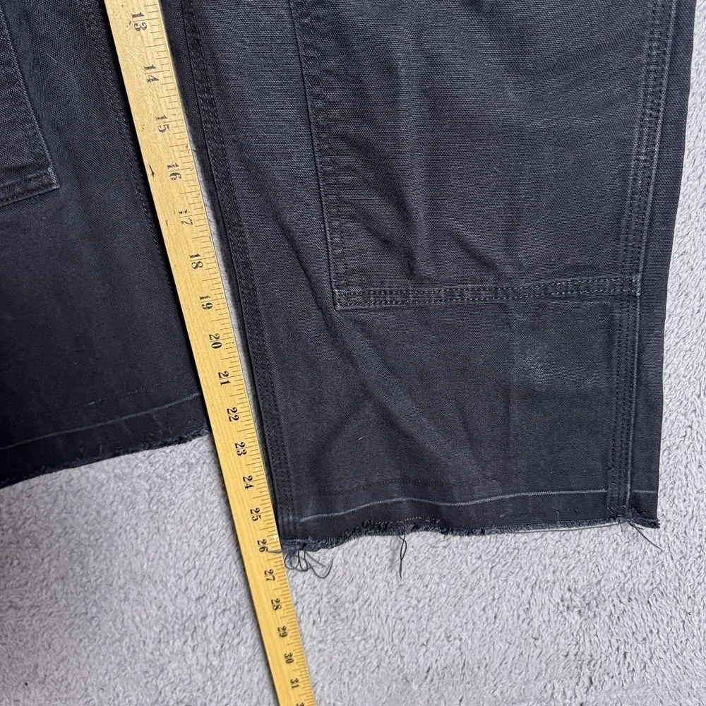 Carhartt B136 Men 34x26 Carpenter Double Knee Pant Loose Utility Canvas Thrashed